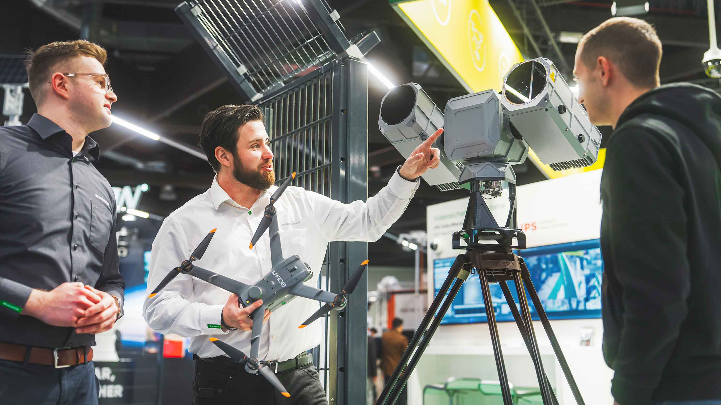 Drones and infrared camera at Perimeter Protection